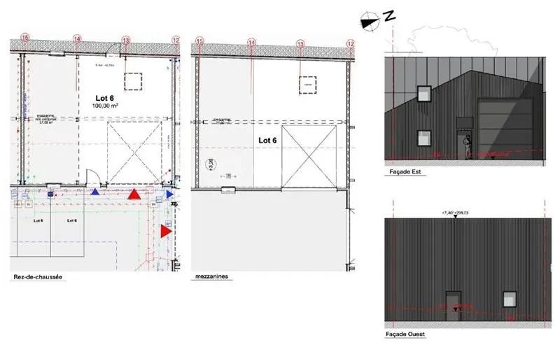 Local d'activités dans Saint-Étienne-la-Varenne à vendre - Plan d’étage – Image 2 sur 5