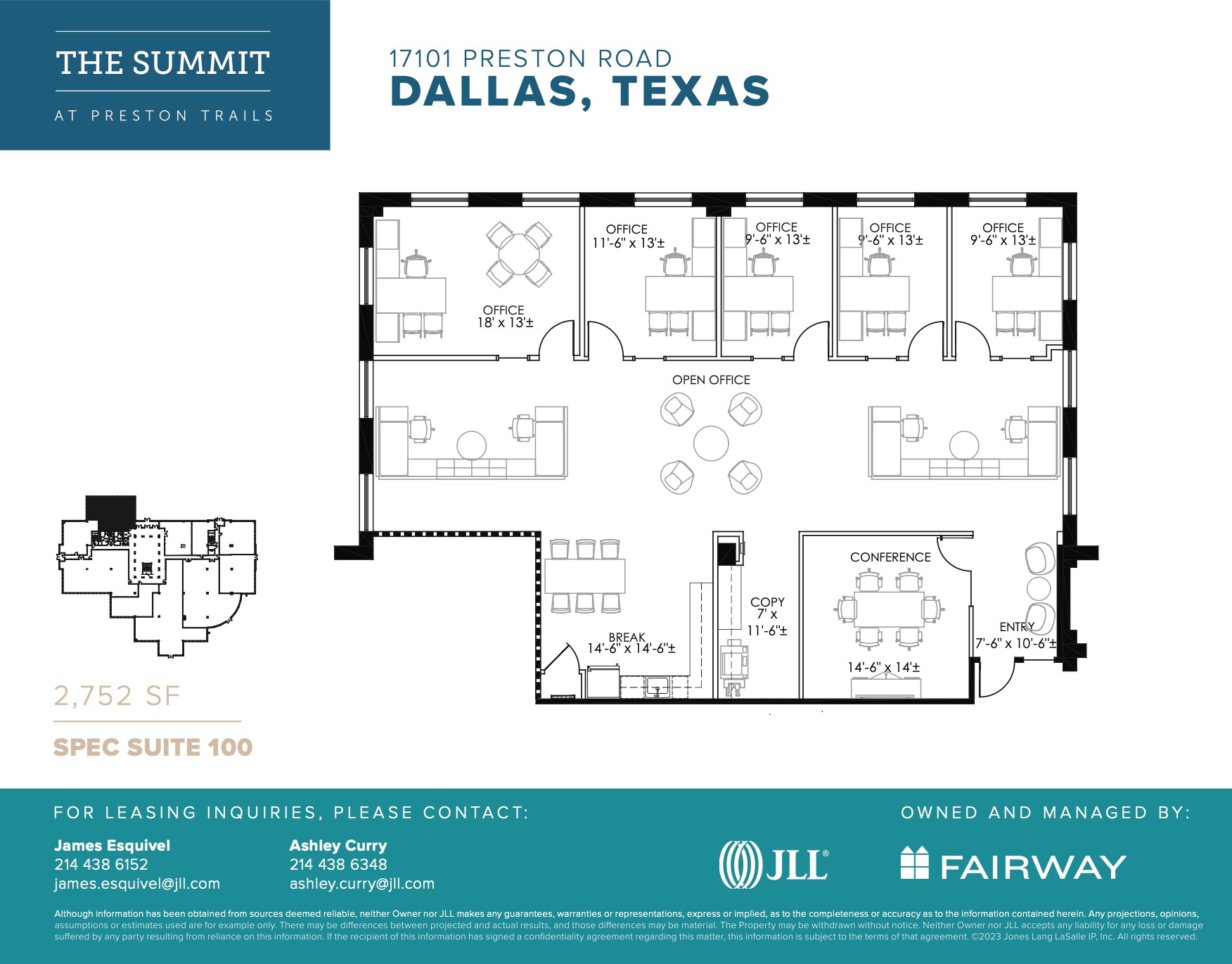 17101 Preston Rd, Dallas, TX à louer Plan d’étage– Image 1 sur 1