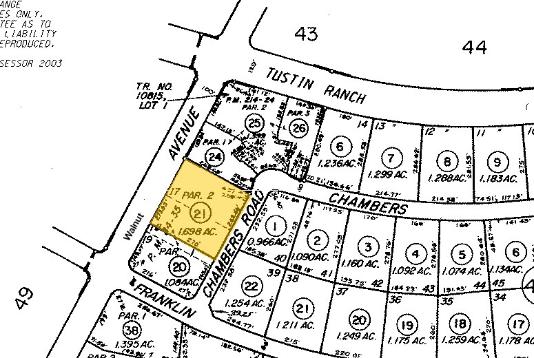 2522 Chambers Rd, Tustin, CA à louer - Plan cadastral – Image 2 sur 10