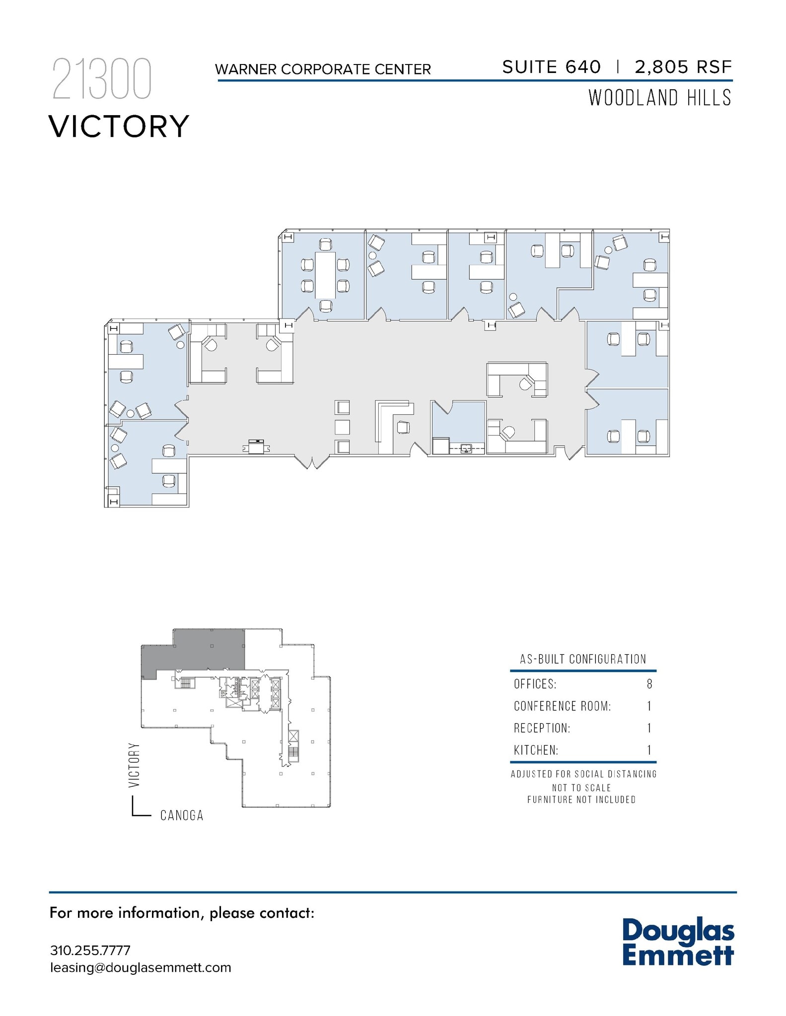 21300 Victory Blvd, Woodland Hills, CA à louer Plan d’étage– Image 1 sur 1