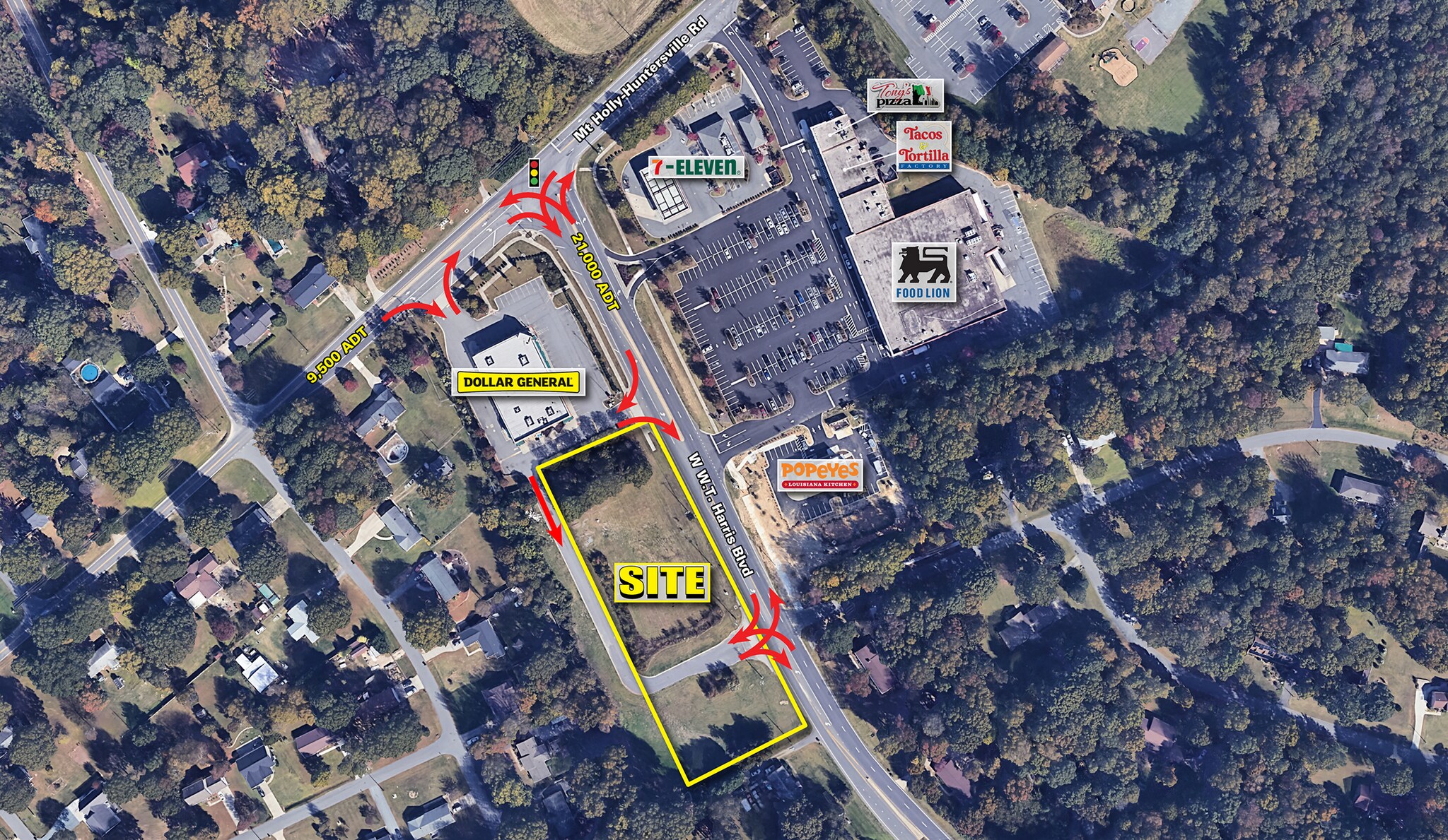 W W.T. Harris & Mt. Holly-Huntersville Rd blvd, Charlotte, NC à louer Photo principale– Image 1 sur 4