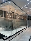 Sleek Design with well situated glass partition