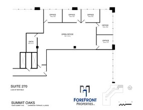 1 S 450 Summit Ave, Oakbrook Terrace, IL à louer Plan de site– Image 1 sur 2
