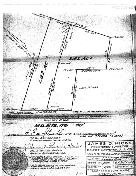 1486-1492 Dorsey Rd, Hanover, MD à louer - Plan cadastral – Image 3 sur 3