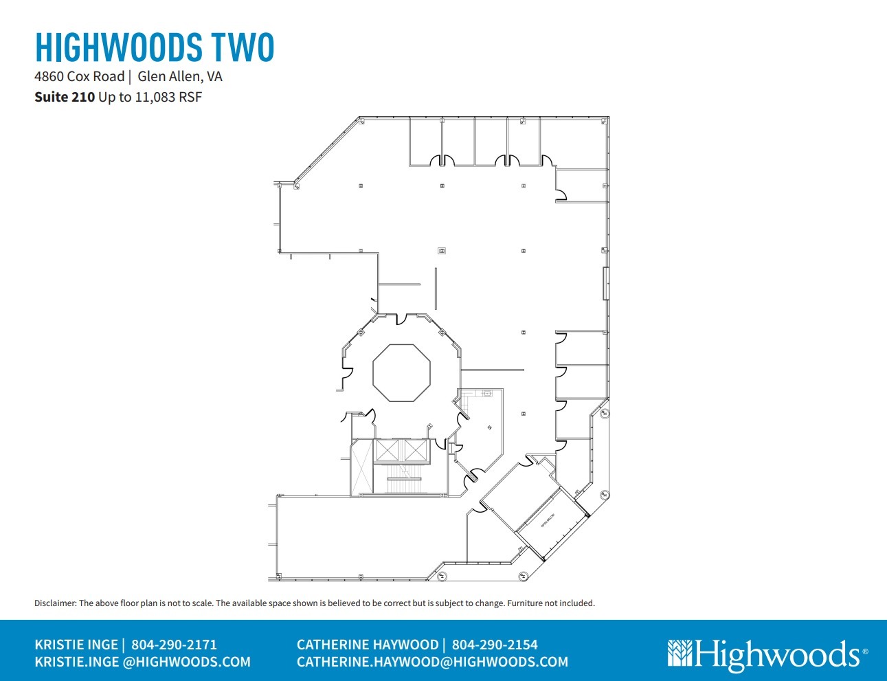4860 Cox Rd, Glen Allen, VA à louer Plan d’étage– Image 1 sur 1