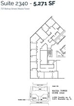 733 Bishop St, Honolulu, HI à louer Plan d’étage– Image 1 sur 1