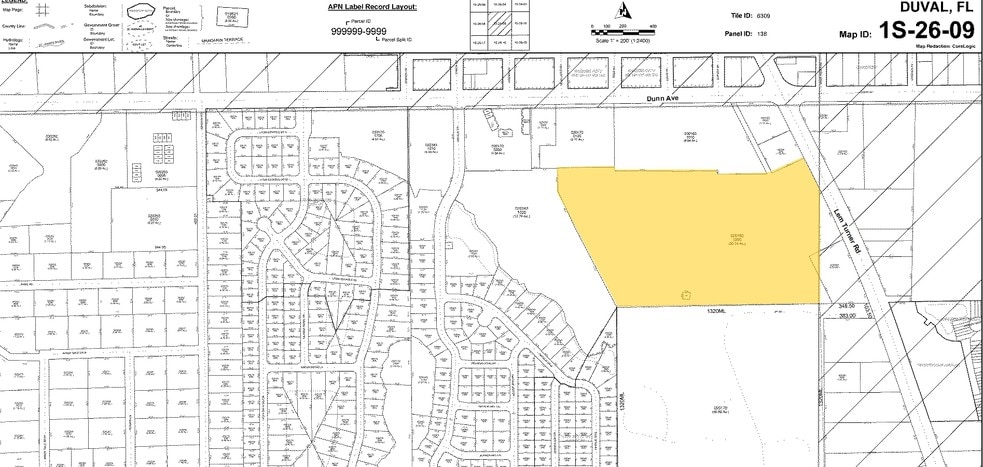 3000-3002 Dunn Ave, Jacksonville, FL à louer - Plan cadastral – Image 2 sur 21