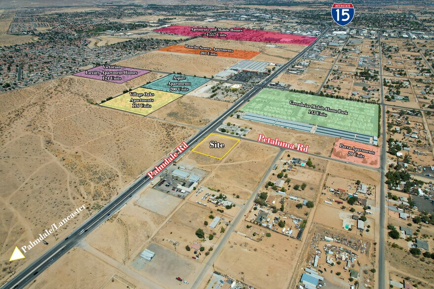 14285 Palmdale Rd, Victorville, CA à vendre - Aérien – Image 2 sur 3