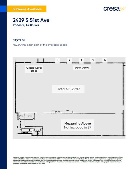 2429 S 51st Ave, Phoenix, AZ à louer - Plan d’étage – Image 2 sur 11