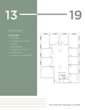 1319 F St NW, Washington, DC à louer Plan d’étage– Image 1 sur 1