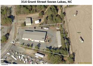 314 Grant St, Seven Lakes, NC - VUE AÉRIENNE  vue de carte - Image1