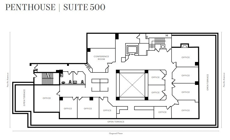 50 Osgood Pl, San Francisco, CA à louer Plan d’étage– Image 1 sur 1