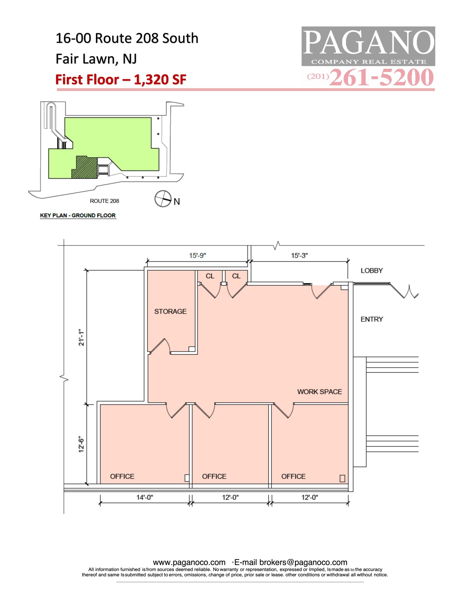 16-00 State Route 208, Fair Lawn, NJ à louer Plan de site– Image 1 sur 1