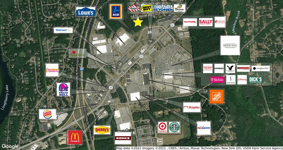 1 Marketplace Rd, Saratoga Springs, NY à louer - Aérien – Image 2 sur 2