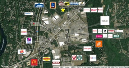 1 Marketplace Rd, Saratoga Springs, NY - VUE AÉRIENNE  vue de carte
