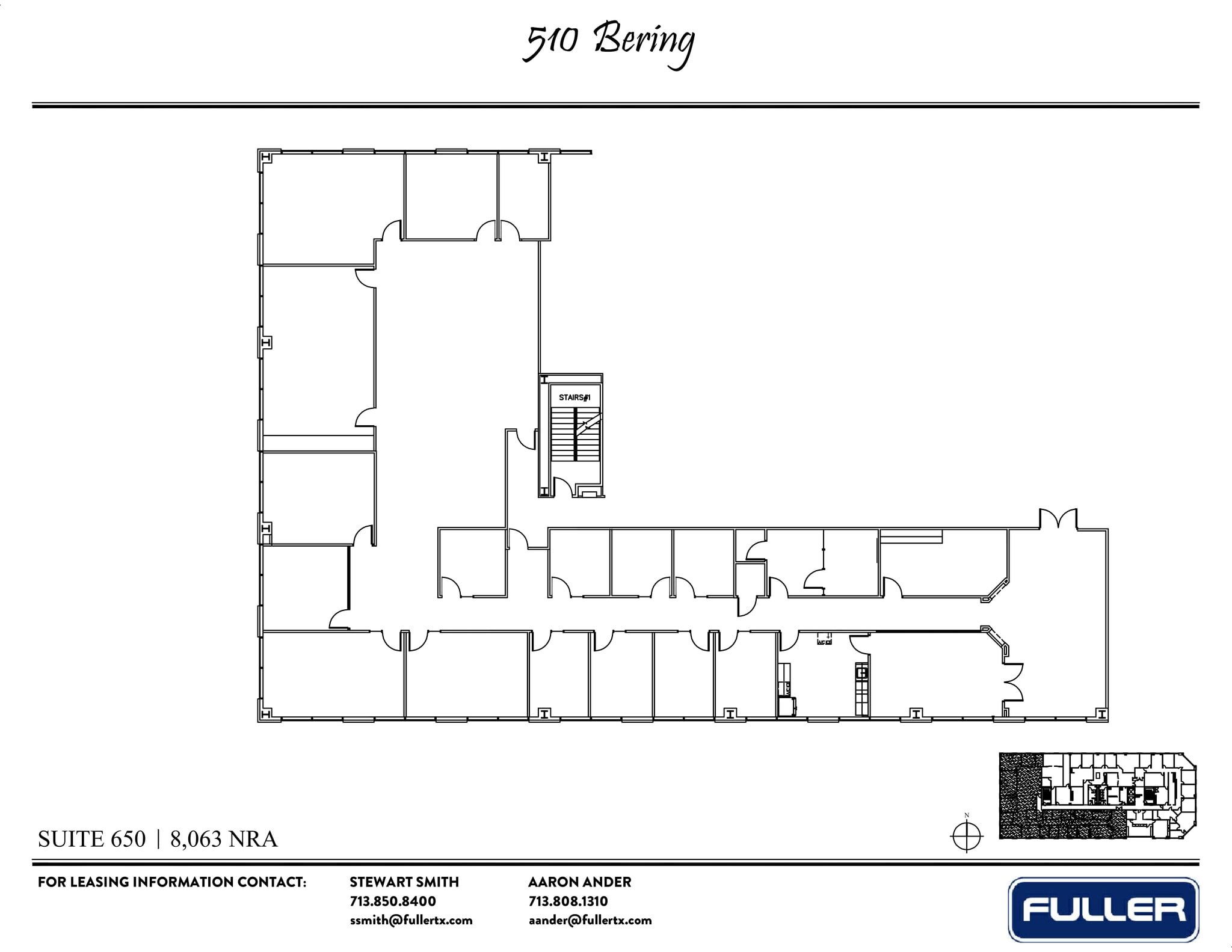 510 Bering Dr, Houston, TX à louer Plan de site– Image 1 sur 1