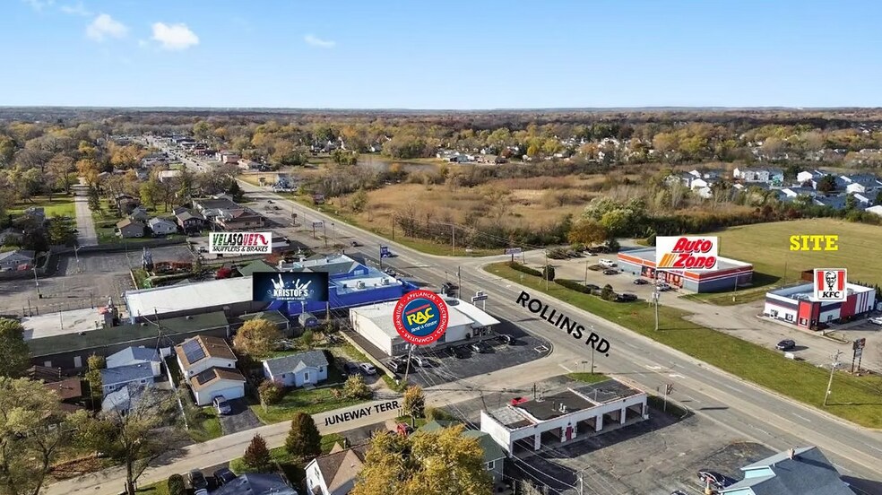 0 W Rollins Rd, Round Lake Beach, IL à vendre - Aérien – Image 3 sur 4