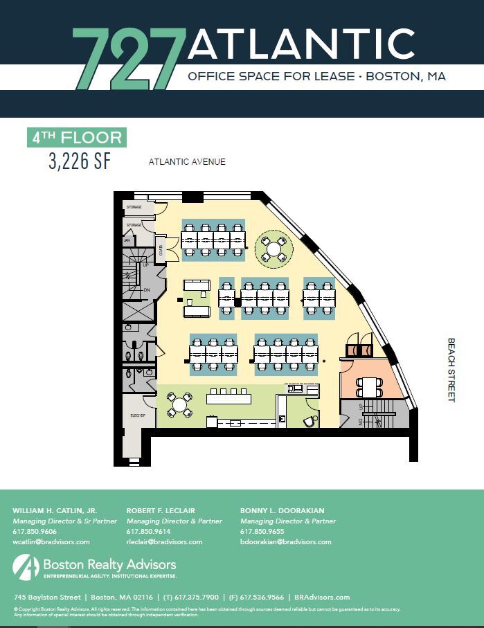 727 Atlantic Ave, Boston, MA à louer Plan d’étage– Image 1 sur 5