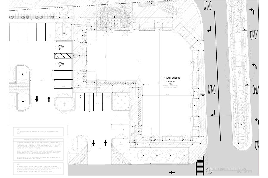 Cypress Creek Rd & North Andrews Ave, Fort Lauderdale, FL à louer Plan de site– Image 1 sur 1