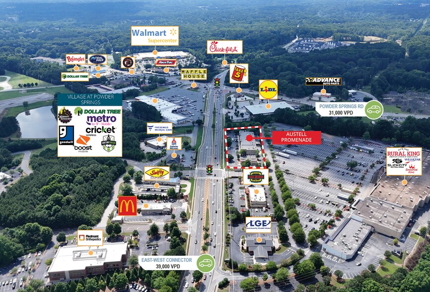 2860 East-West Connector SW, Austell, GA à vendre - Photo de l’immeuble – Image 2 sur 6