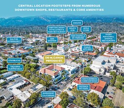 136 W Canon Perdido St, Santa Barbara, CA - VUE AÉRIENNE  vue de carte