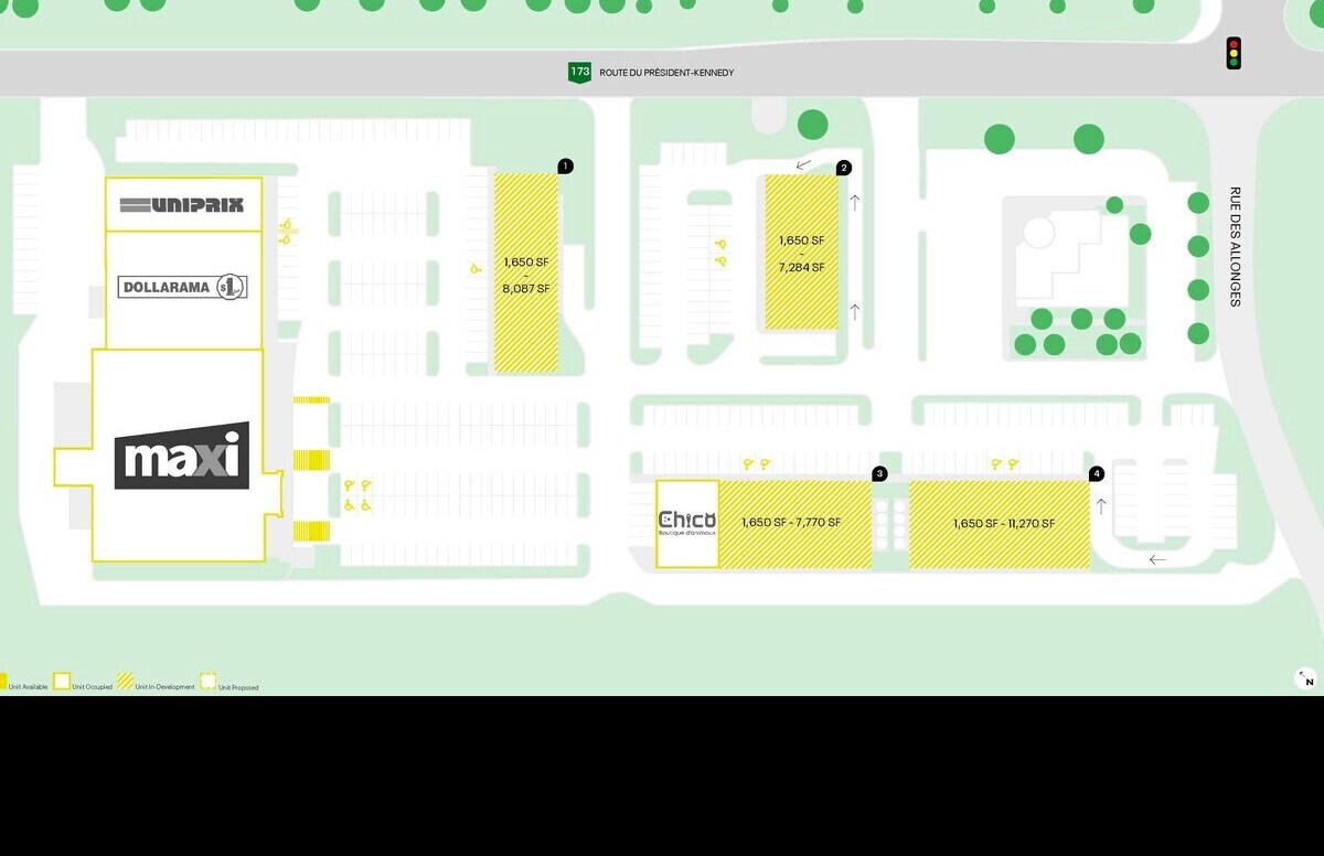 703 Aut Québec 173, Lévis, QC à louer Plan de site– Image 1 sur 2