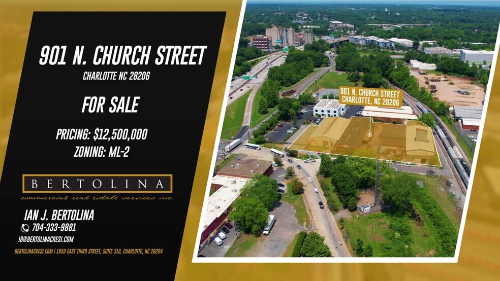 901 N Church St, Charlotte, NC à vendre - Vidéo sur l’annonce professionnelle – Image 2 sur 20