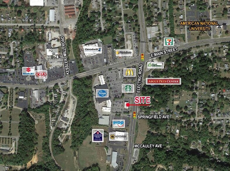 131 Electric Rd, Salem, VA à louer - Aérien – Image 2 sur 2