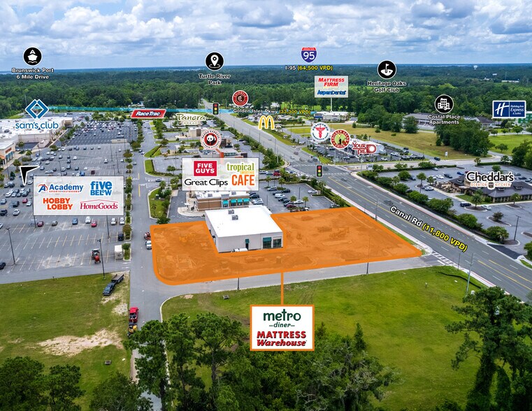 10505 Canal Crossing rd, Brunswick, GA à vendre - Photo de l’immeuble – Image 3 sur 4