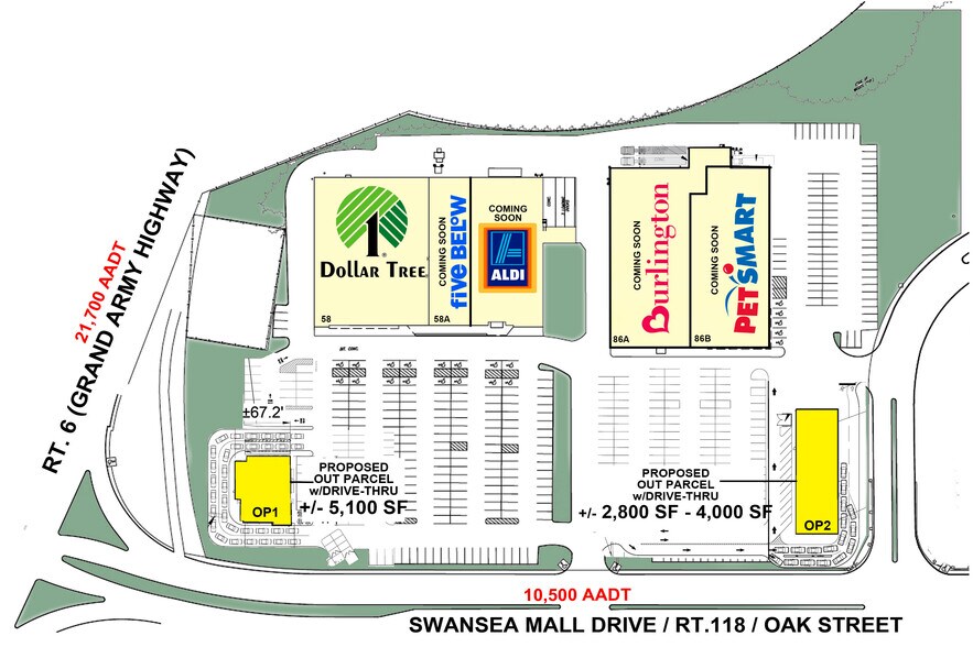 86 Swansea Mall Dr, Swansea, MA à louer - Photo de l’immeuble – Image 3 sur 10