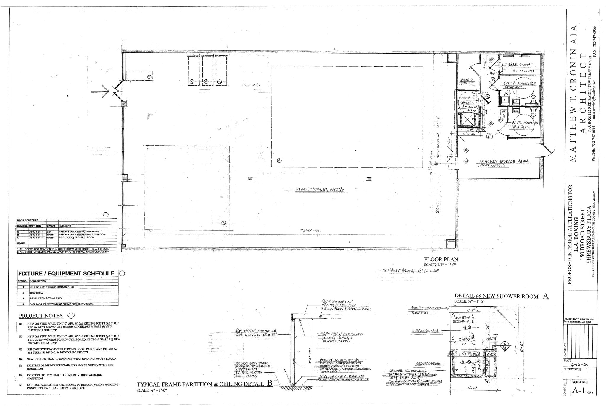 1026-1140 Broad St, Shrewsbury, NJ à louer Plan de site– Image 1 sur 2