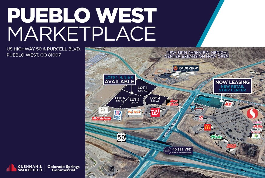 US Hwy 50 & Purcell Blvd, Pueblo West, CO à louer - Photo de l’immeuble – Image 2 sur 2