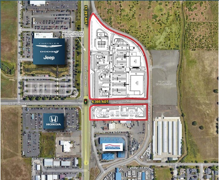 4181 Crater Lake Ave, Medford, OR à louer - Plan de site – Image 1 sur 4