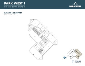 1501-1507 Lyndon B Johnson Fwy, Dallas, TX à louer Plan d’étage– Image 1 sur 1