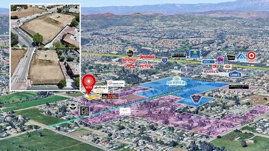 SEC Kalmia St, Murrieta, CA - VUE AÉRIENNE  vue de carte