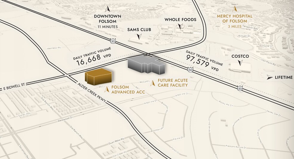 3185 McCarthy Way, Folsom, CA à louer - Aérien – Image 3 sur 4