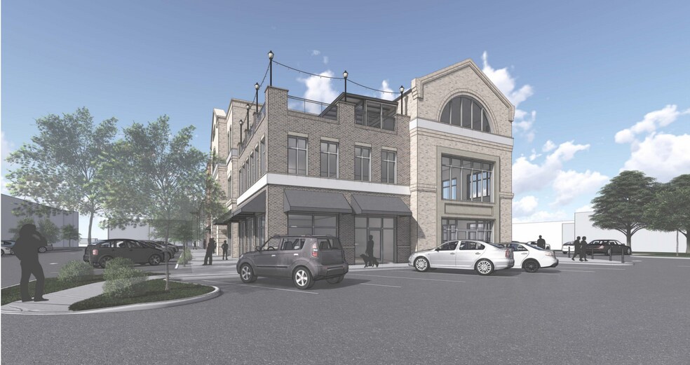 126 Matthews Station St, Matthews, NC à louer - Photo de l’immeuble – Image 3 sur 9