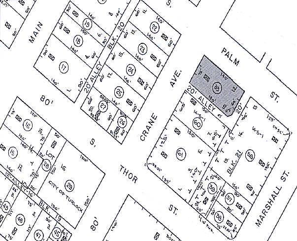 430 Crane Ave, Turlock, CA à louer - Plan cadastral – Image 2 sur 6