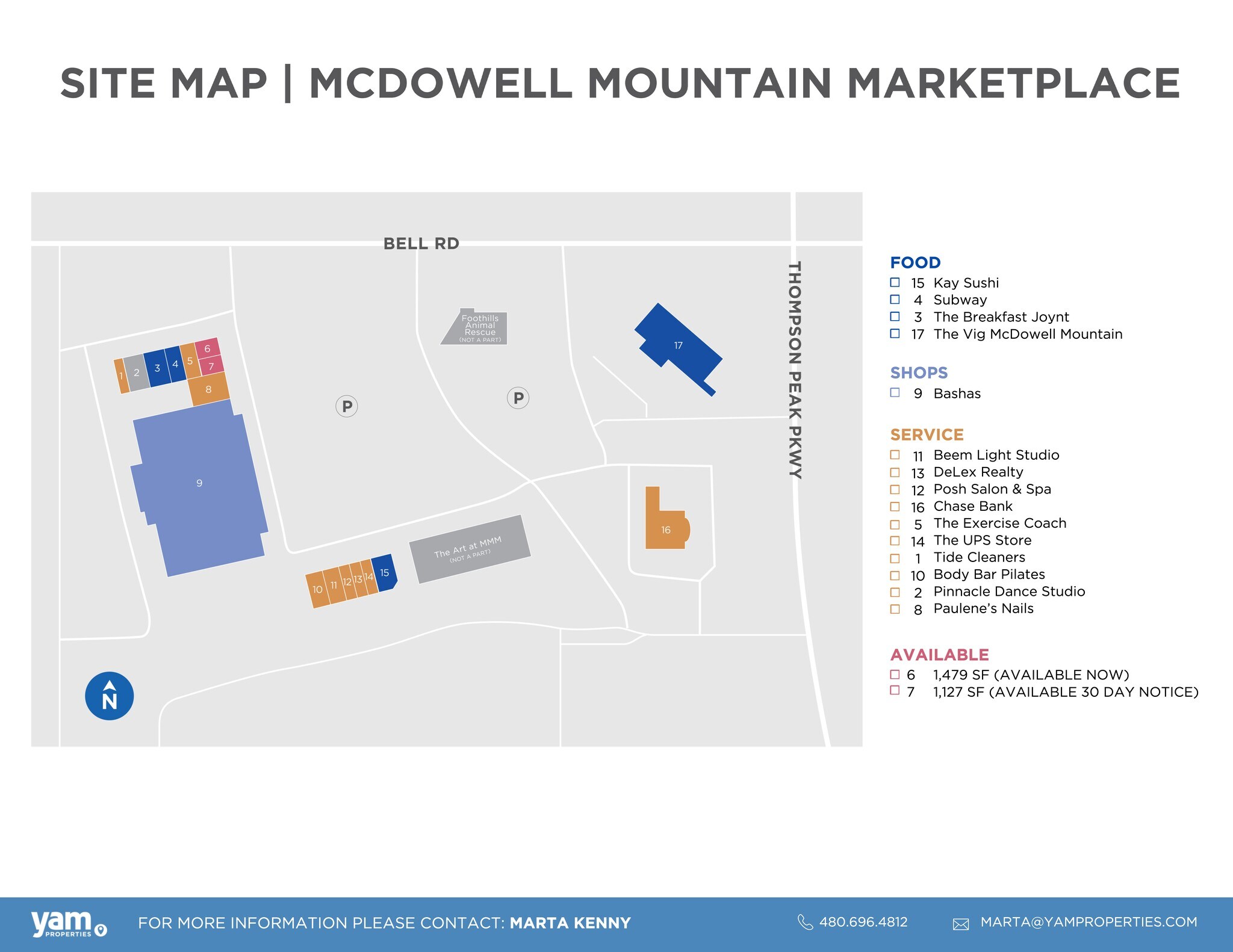 10111 E Bell Rd, Scottsdale, AZ à louer Plan de site– Image 1 sur 1