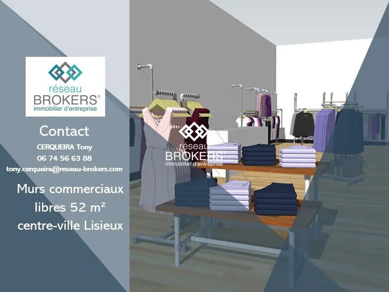 Local commercial dans Lisieux à vendre - Photo intérieure – Image 1 sur 1