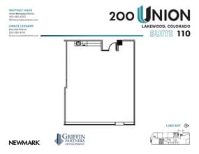 200 Union Blvd, Lakewood, CO à louer Plan d’étage– Image 1 sur 1