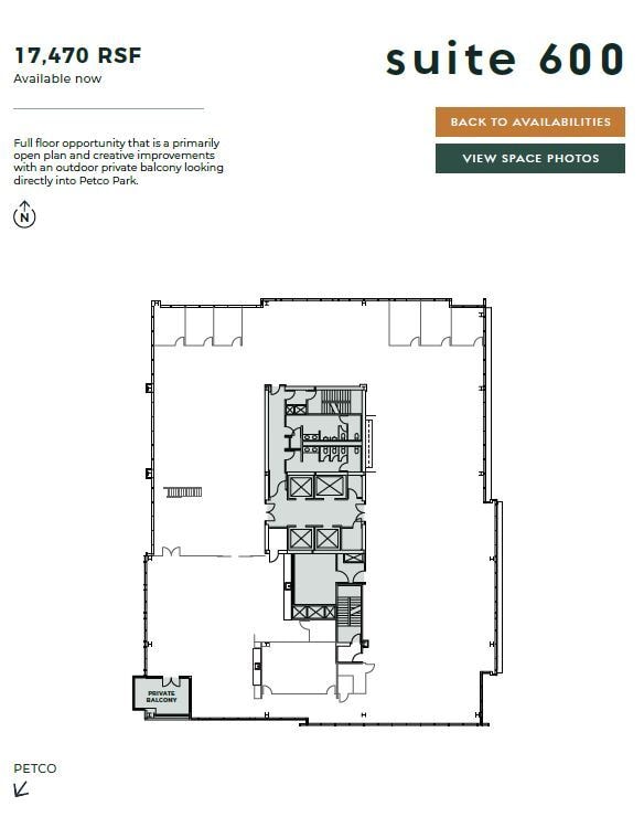 350 10th Ave, San Diego, CA à louer Plan d’étage– Image 1 sur 6