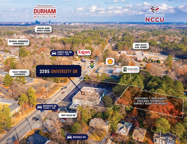 3205 University Dr, Durham, NC à vendre - Photo de l’immeuble – Image 3 sur 8