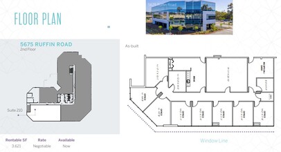 5575 Ruffin Rd, San Diego, CA à louer Plan d’étage– Image 1 sur 1
