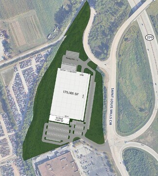 Plus de détails pour 5625 Saint Louis Mills Cir, Bridgeton, MO - Industriel/Logistique à louer