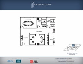 5757 Alpha Rd, Dallas, TX à louer Plan d’étage– Image 1 sur 1