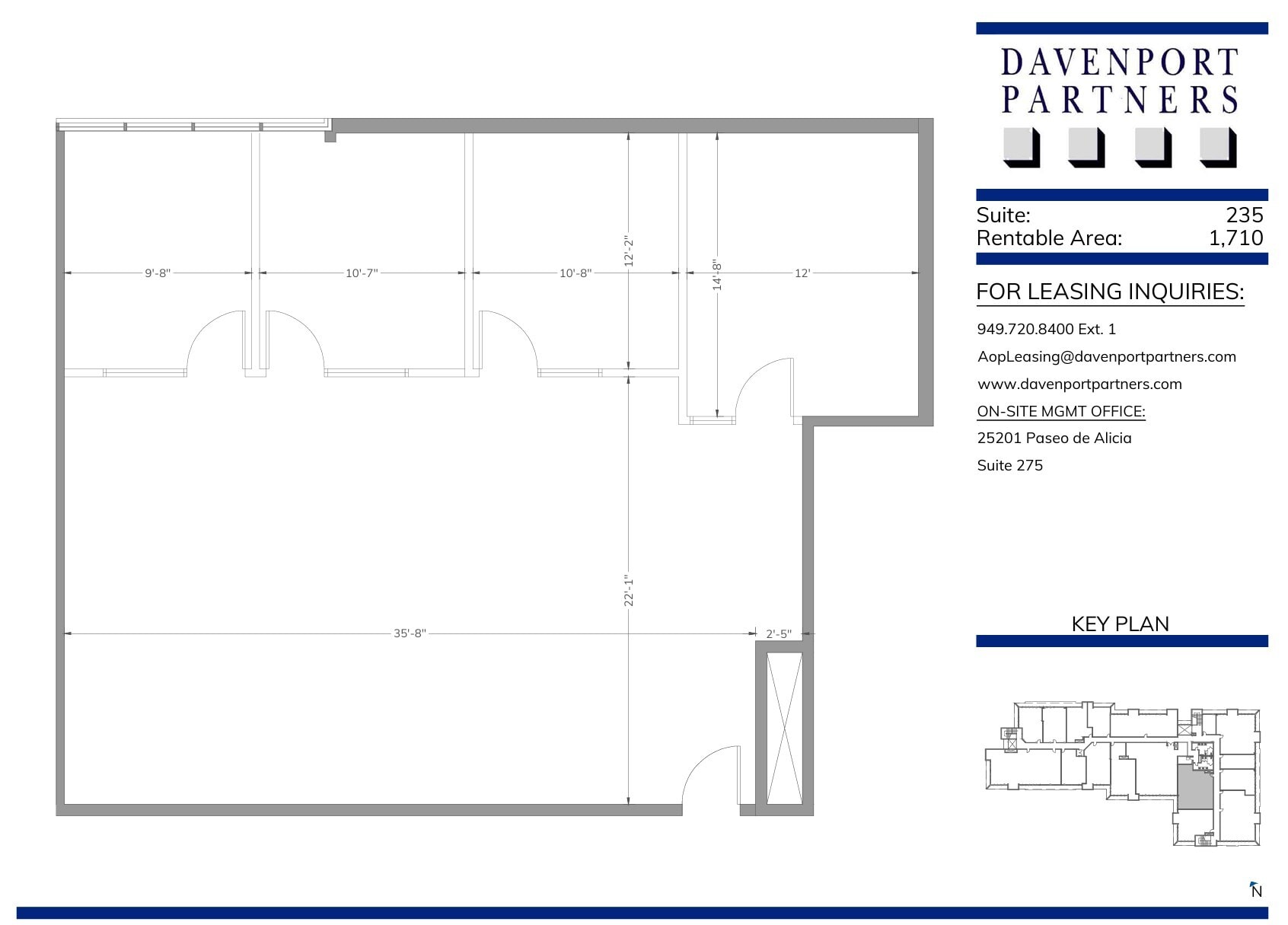 25231 Paseo de Alicia, Laguna Hills, CA à louer Plan d’étage– Image 1 sur 1