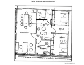 6302 W Broadway St, Pearland, TX à louer Plan de site– Image 1 sur 9