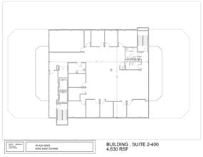 6000 E Evans Ave, Denver, CO à louer Plan de site– Image 1 sur 1