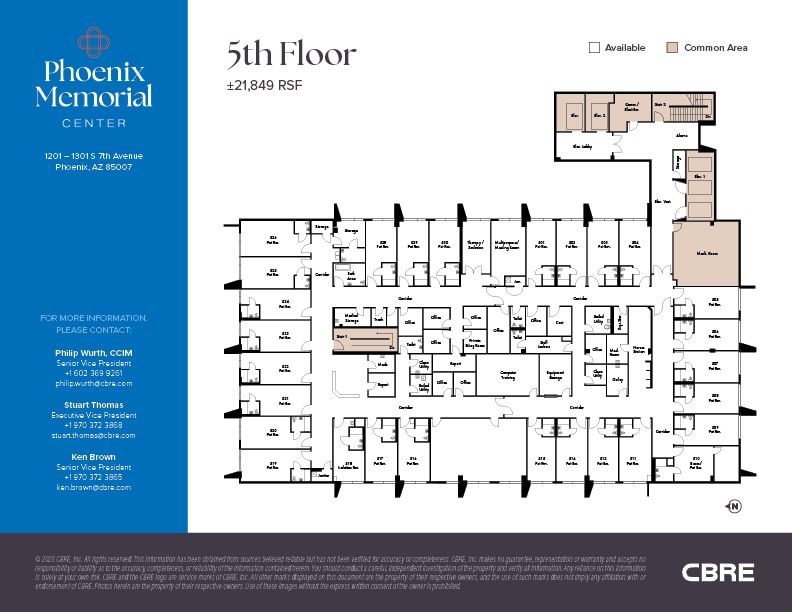 1201 S 7th Ave, Phoenix, AZ à louer Plan d’étage– Image 1 sur 1